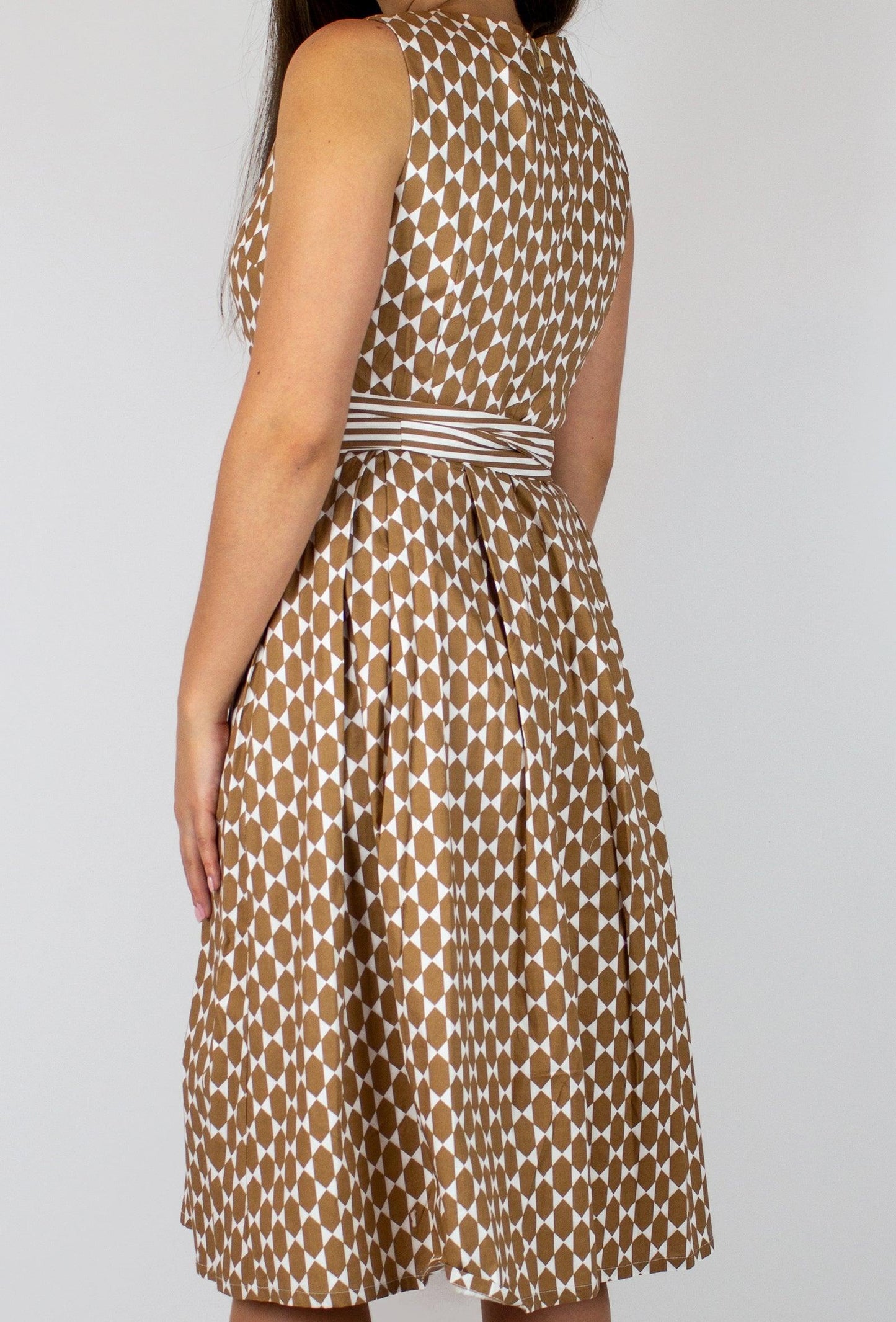 Bézs mintás ruha - Chili dresses - Ruha