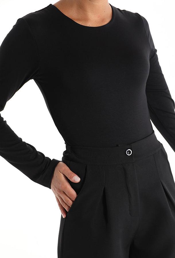 Fekete hosszú ujjú body - Chili dresses - Felső