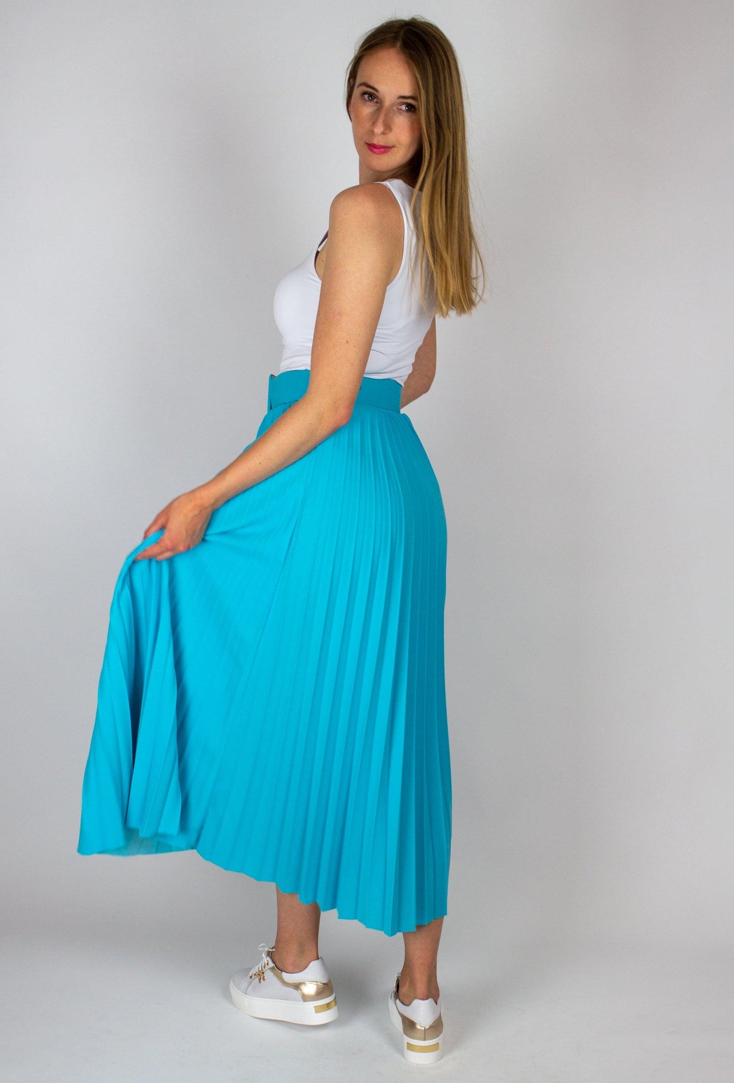 Pliszírozott szoknya övvel - Chili dresses - Szoknya