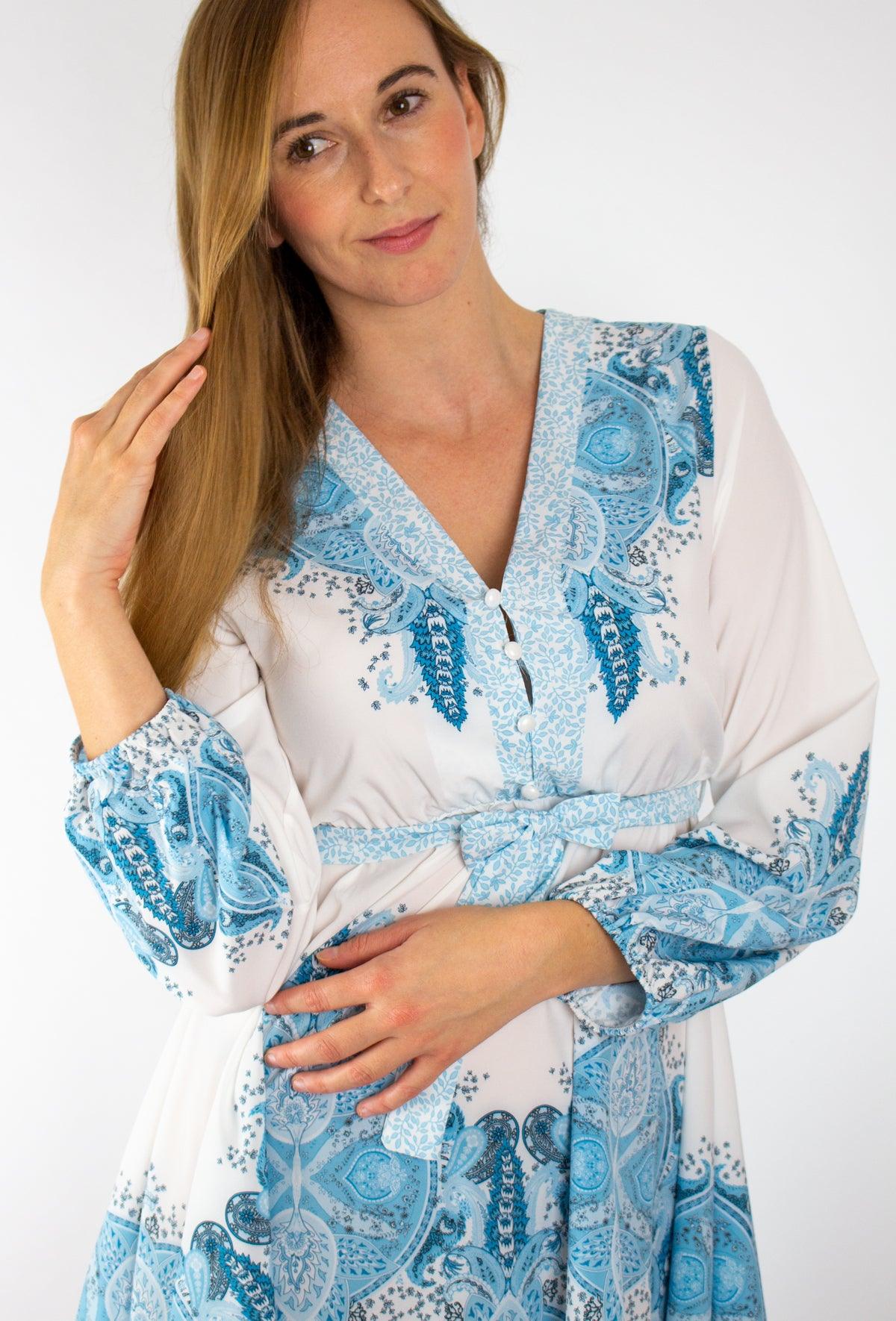 Ruha kék mintával - Chili dresses - Ruha