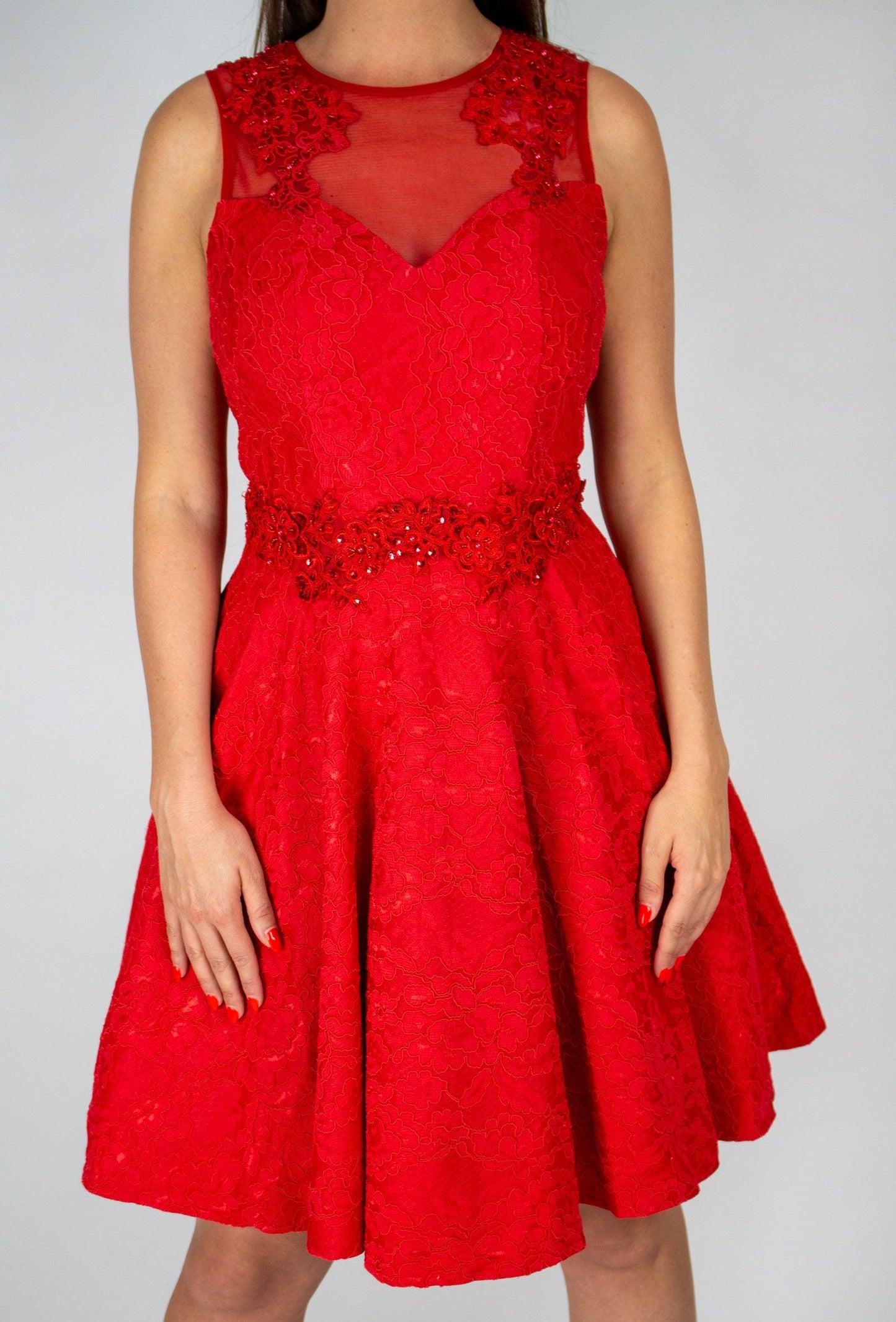 Csipkés kivágott hátú menyecske ruha - Chili dresses - Ruha