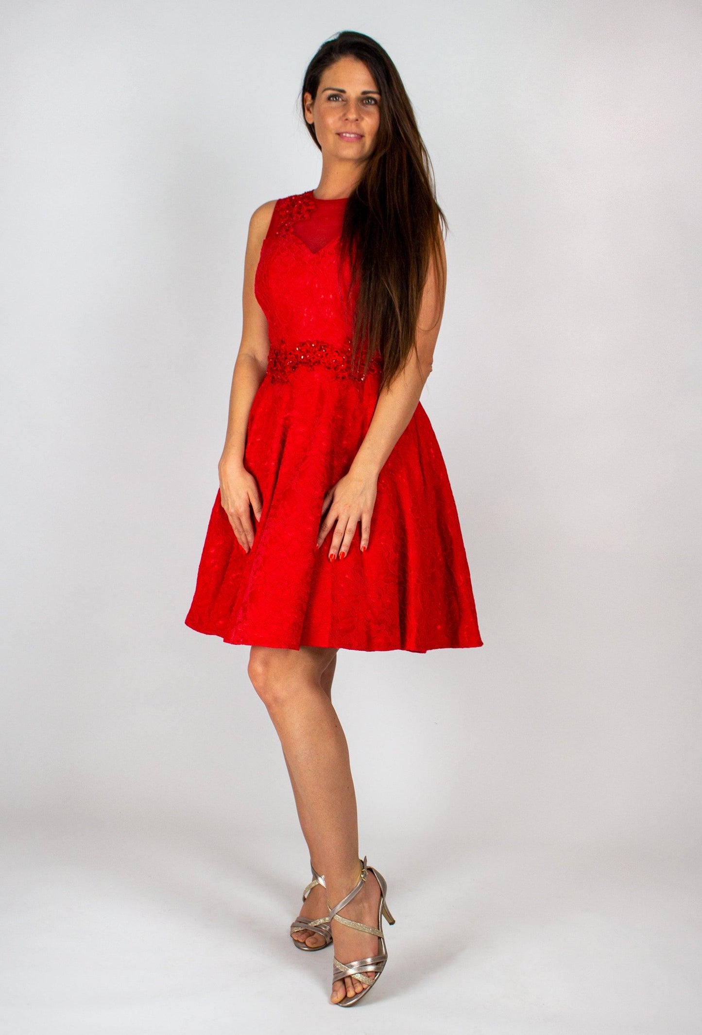 Csipkés kivágott hátú menyecske ruha - Chili dresses - Ruha
