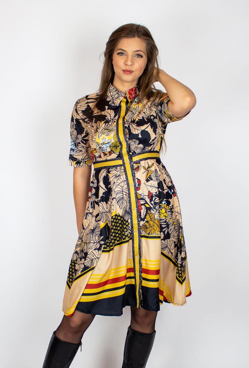 Többszínű mintás ingruha - Chili dresses - Ruha