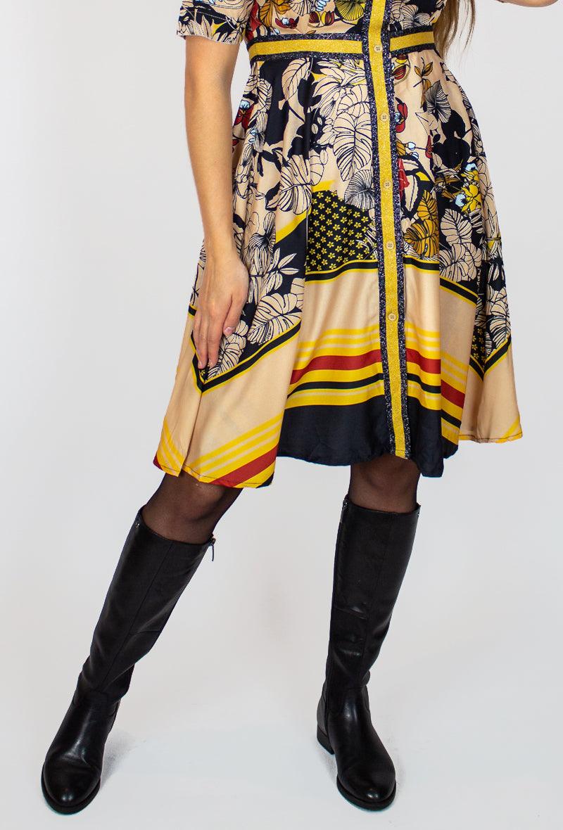 Többszínű mintás ingruha - Chili dresses - Ruha