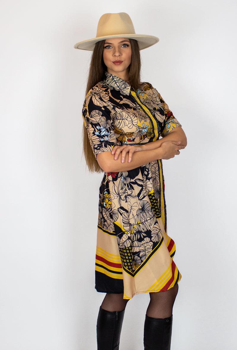 Többszínű mintás ingruha - Chili dresses - Ruha