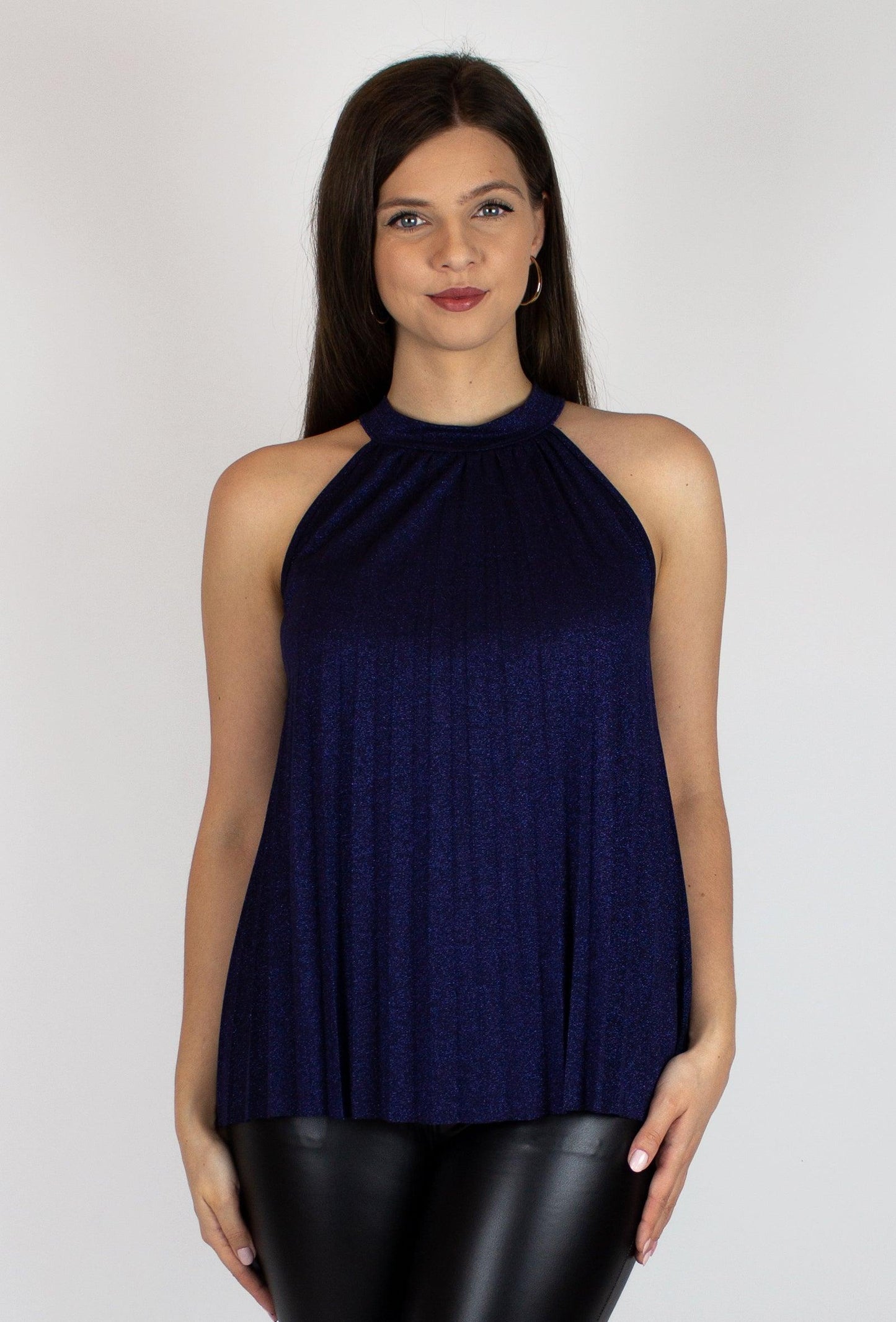 Sötétkék ujjatlan felső - Chili dresses - Felső