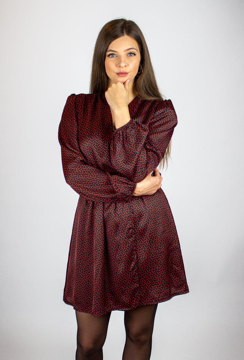 Mintás ruha övvel - Chili dresses - Ruha
