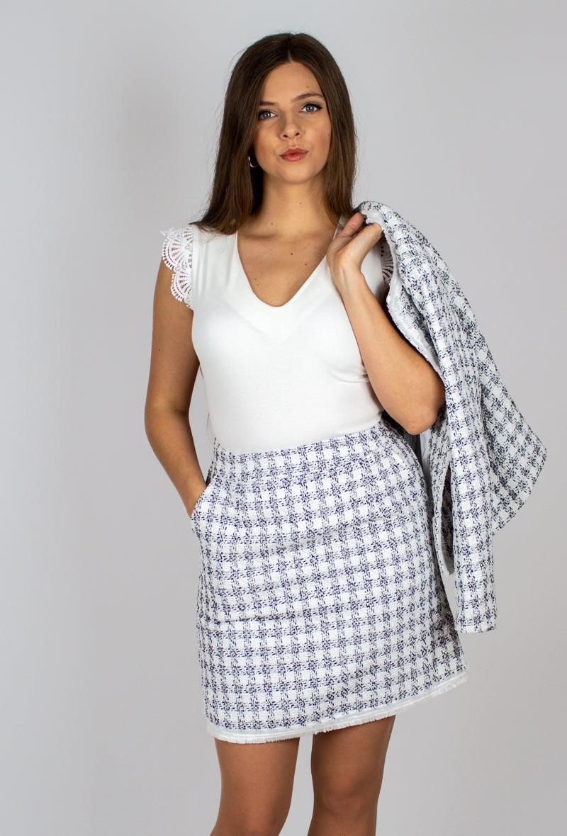 Szürke mintás szoknya - Chili dresses - Szoknya