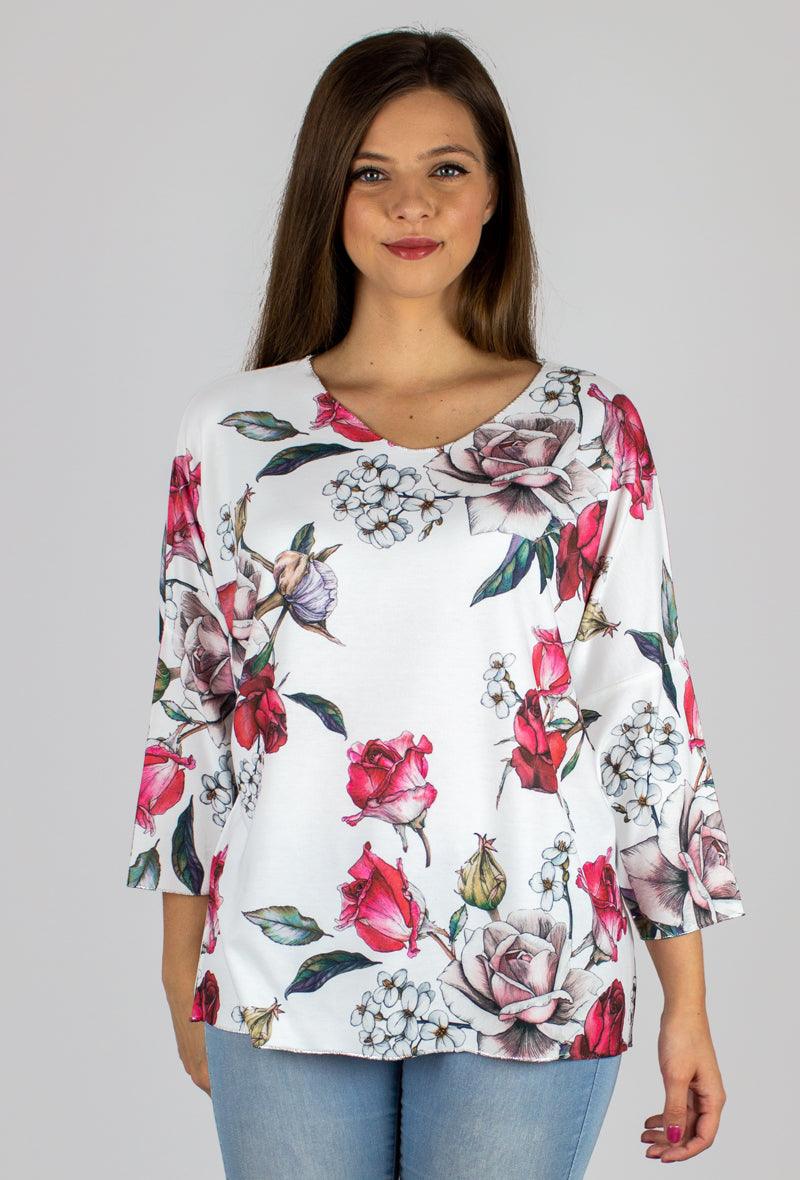 Bő szabású virágos felső - Chili dresses - Felső
