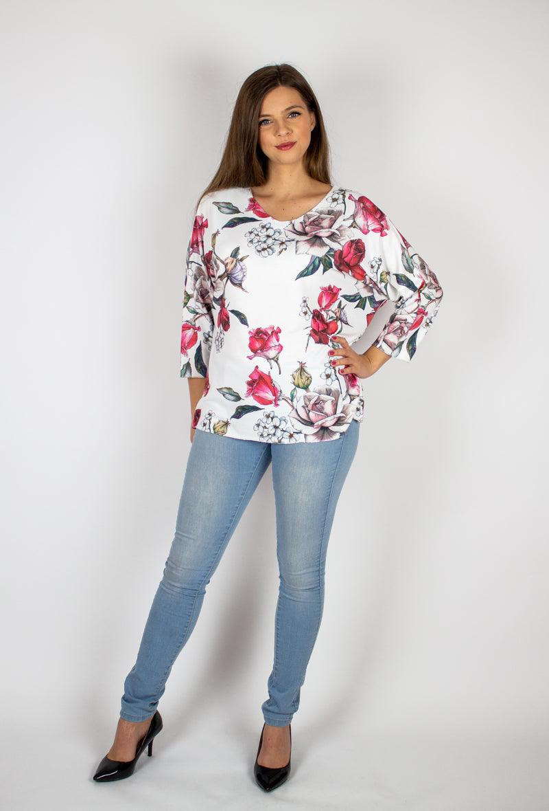 Bő szabású virágos felső - Chili dresses - Felső