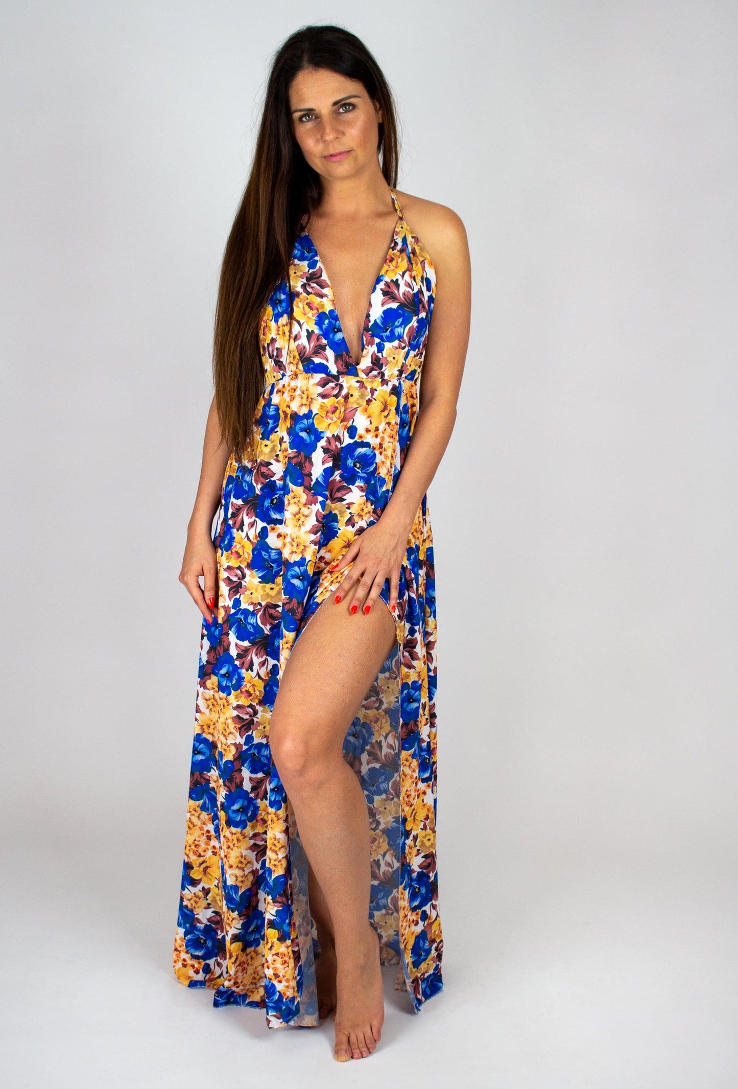 Virágos maxiruha - Chili dresses - Ruha