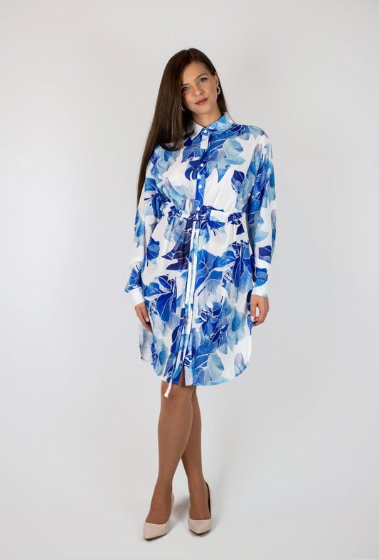 Kék virágos ingruha - Chili dresses - Ruha