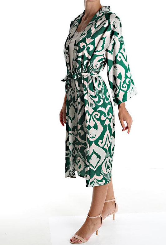 Zöld mintás kimono - Chili dresses - Blézer