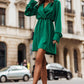 Zöld miniruha - CHILI dresses - 